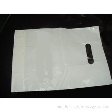 Gravure Printing White Printed Die Cut Plastic Patch Handle